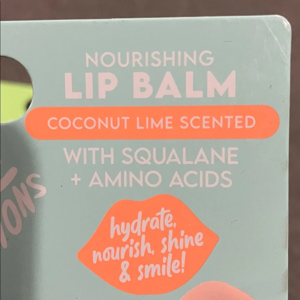 BEAUTY IMPRESSIONS ROUND LIP BALMS Squalane & Amino Acids Full Collection of 4